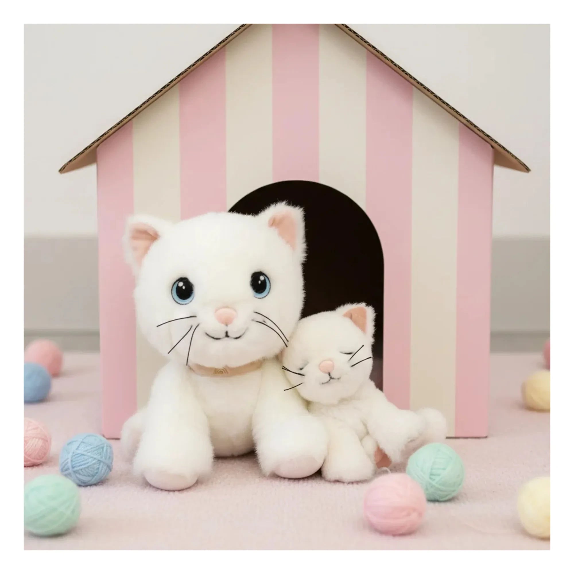 Olli Ella - Kiki Yavru Kedi Peluş | Beyaz
