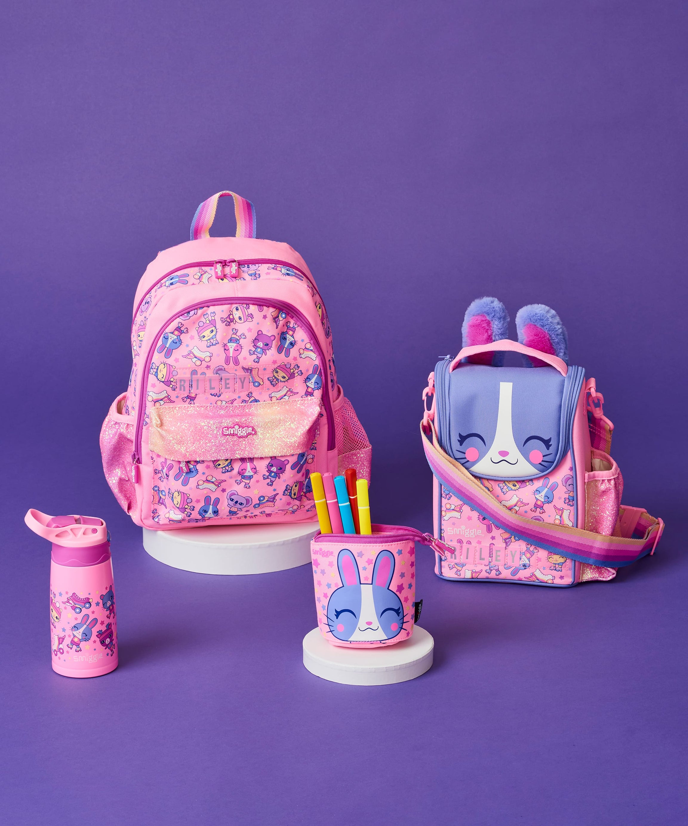 Smiggle - Movin 2si 1 Arada Kalem Kutusu-Dinossi