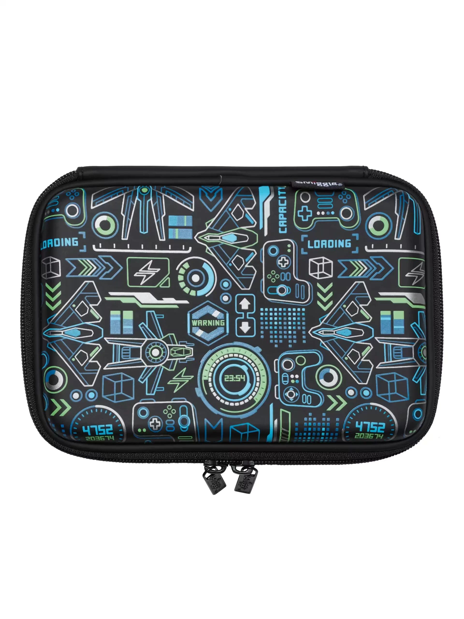 Smiggle - Virtual Hardtop Kalem Kutusu-Dinossi