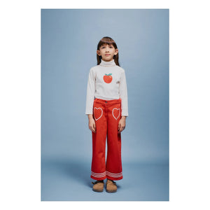 Bebe Organic - Maya Hearts Pantolon | Kırmızı