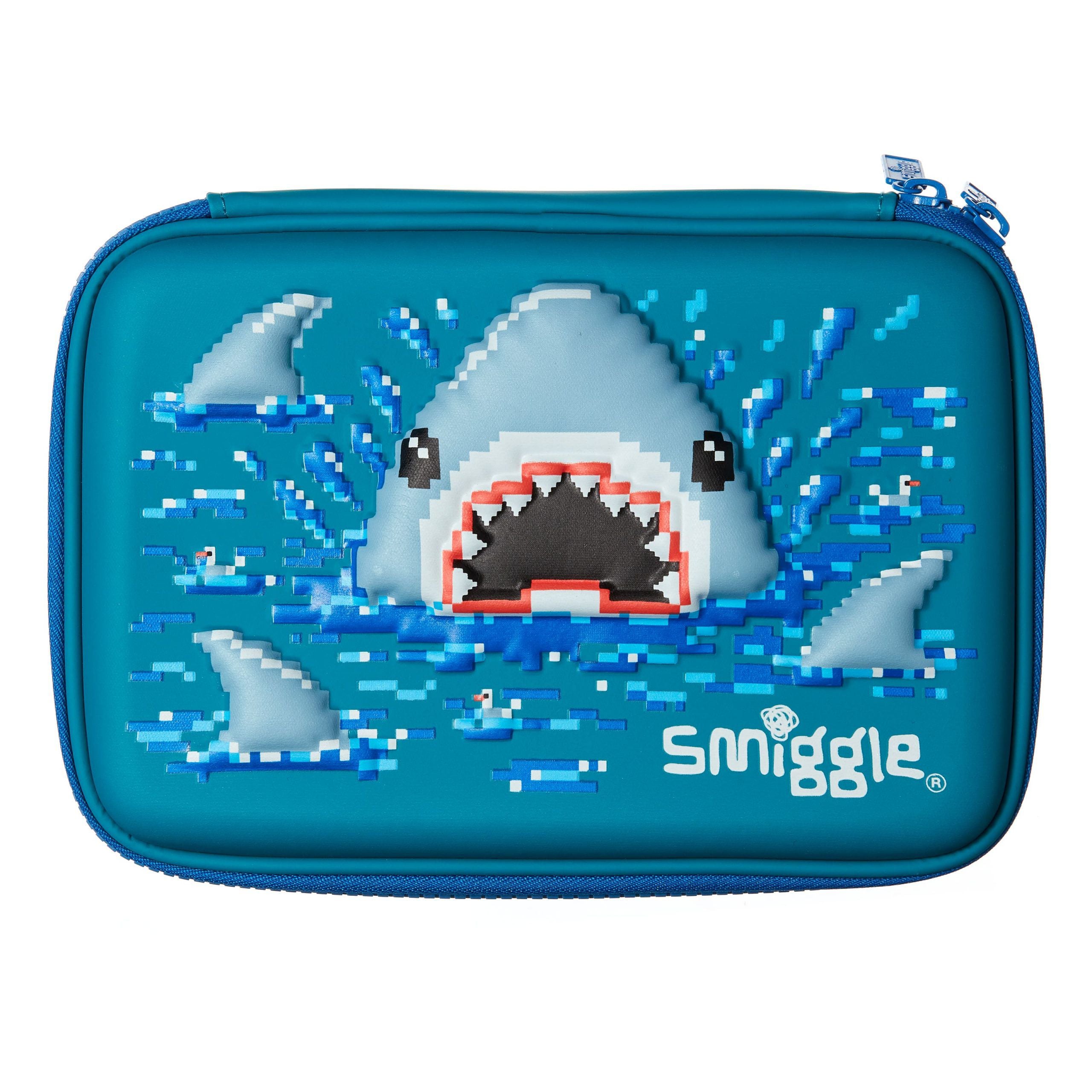 Smiggle - Beyond Hardtop Tatlı Köpekbalığı Kalem Kutusu-Dinossi