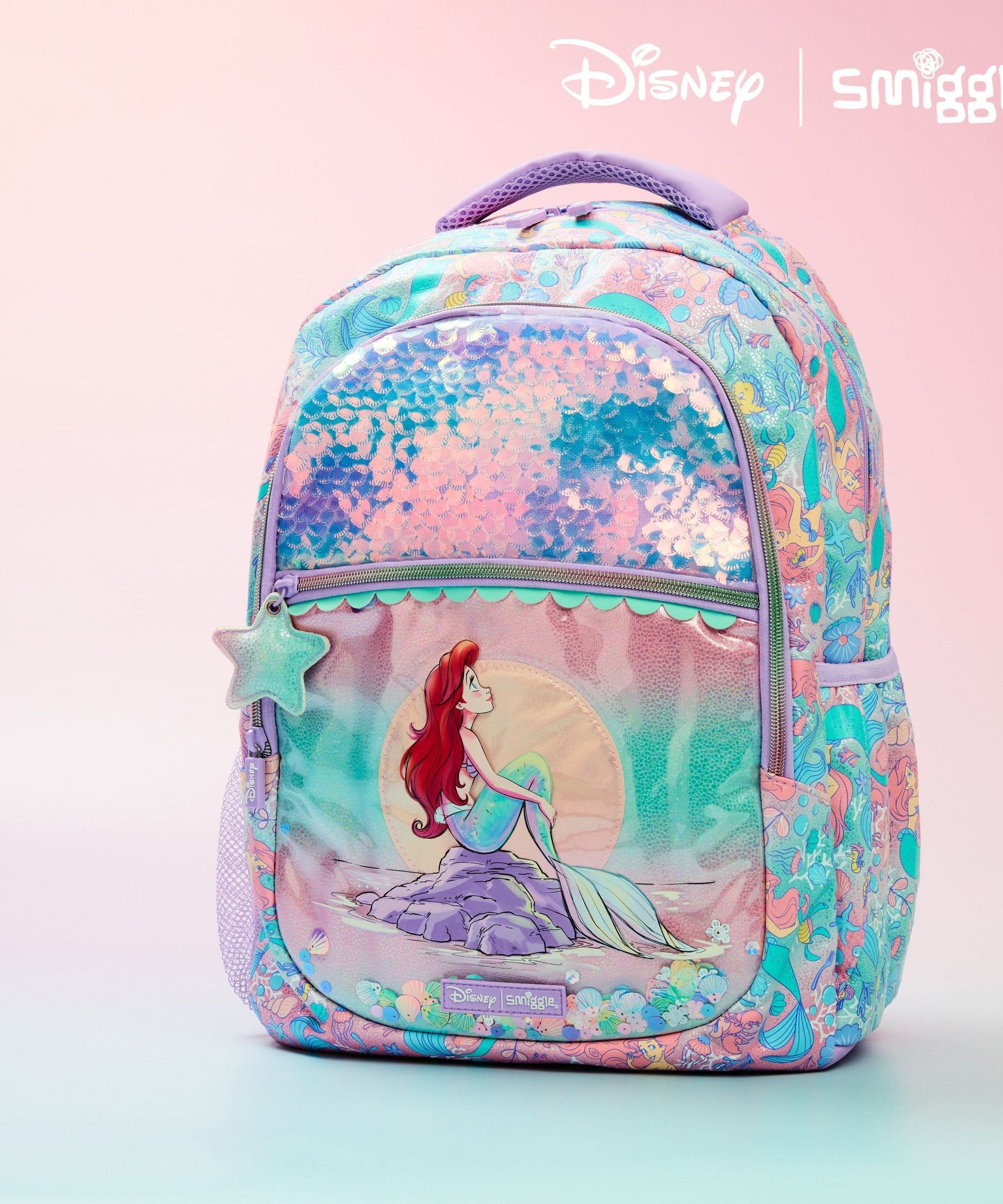 Smiggle - Disney Prenses Klasik Sırt Çantası-Dinossi