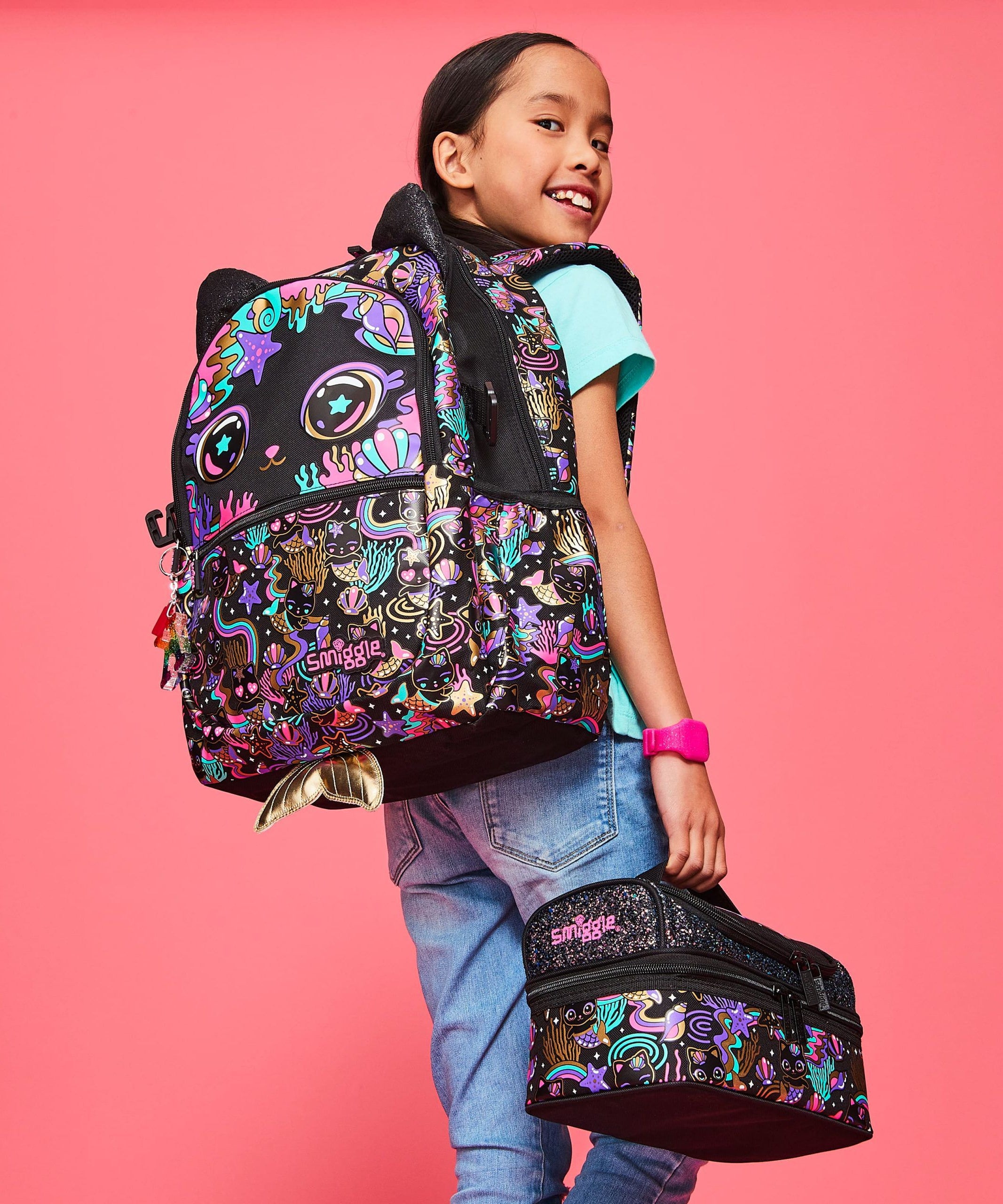 Smiggle - Hey There Sırt Çantası-Dinossi