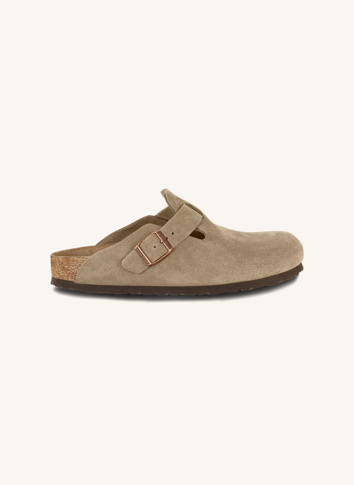 BIRKENSTOCK - Boston Standart Kalıp Terlikler - Yetişkin Koleksiyonu | Taupe kahverengi