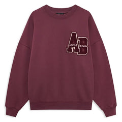 Anine Bing - Miles Letterman sweatshirt | Bordo