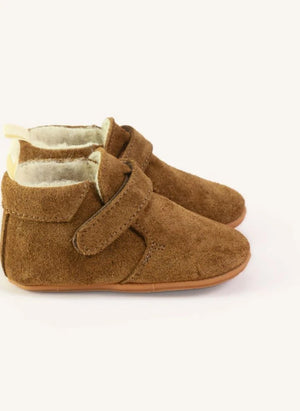 Lazare - أحذية شتوية مصنوعة من جلد المنغو | بني عسكري