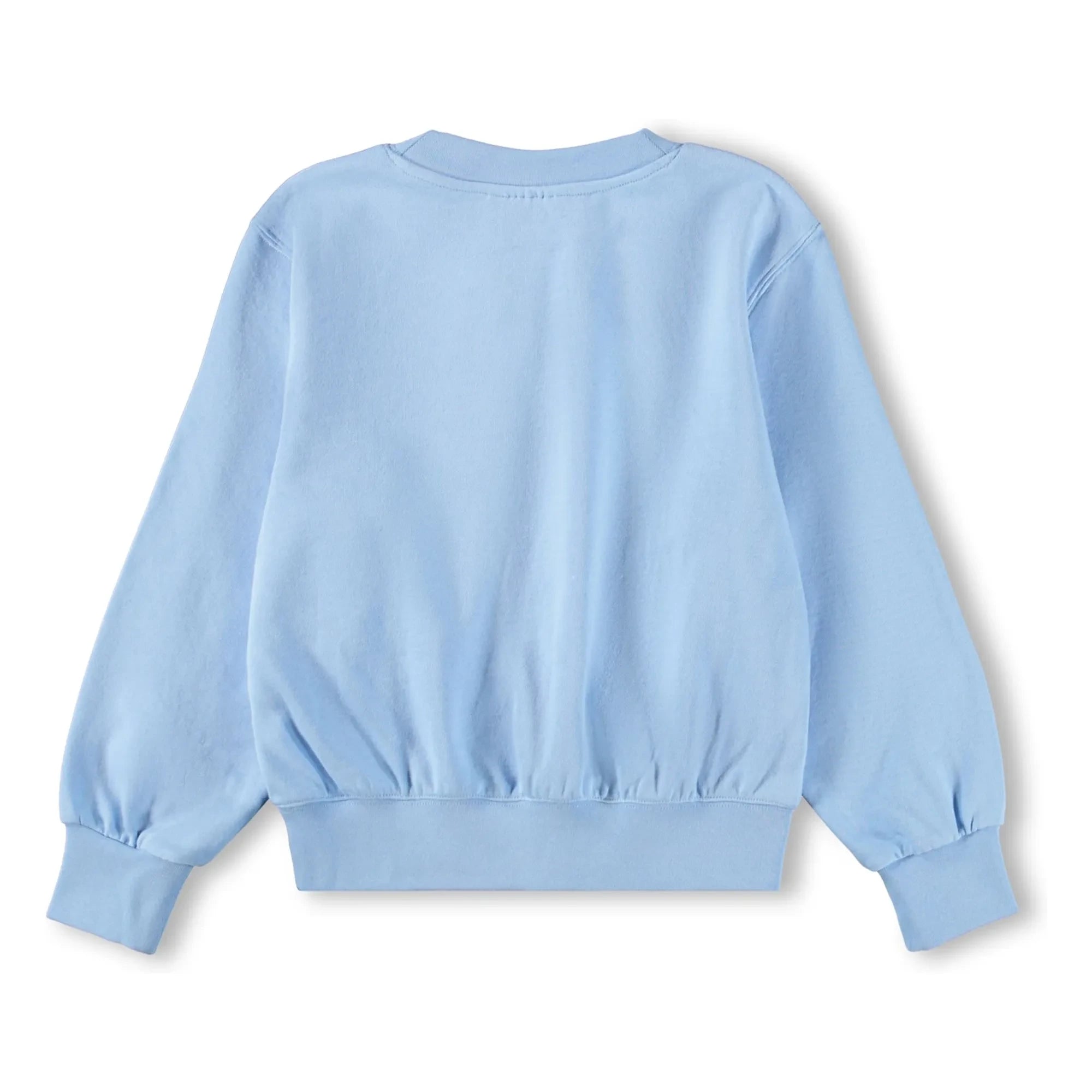 Molo - Organik Pamuklu Kabuk Desenli Sweatshirt | Açık Mavi