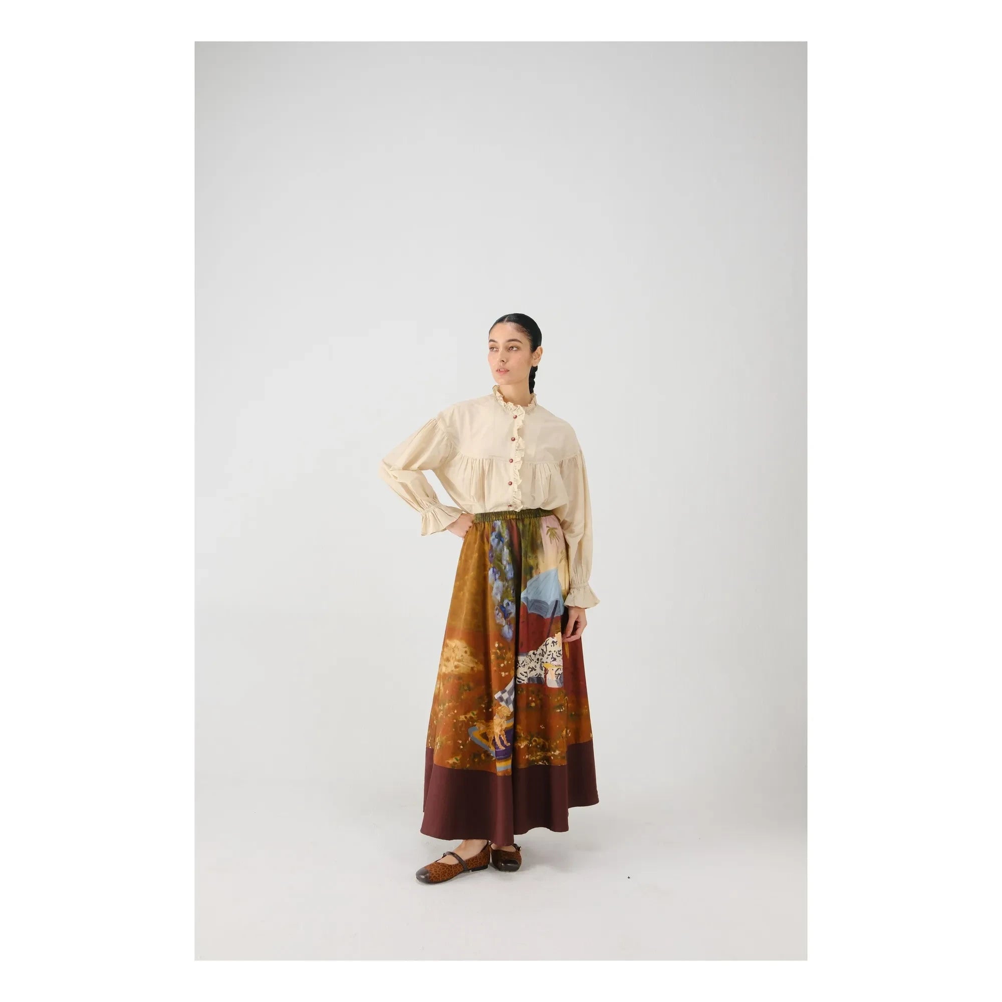 CORD - Lakeside Etek Pamuk Saten | Bordo