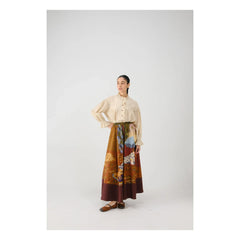 CORD - Lakeside Etek Pamuk Saten | Bordo