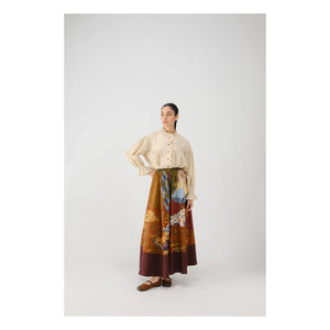 CORD - Lakeside Etek Pamuk Saten | Bordo