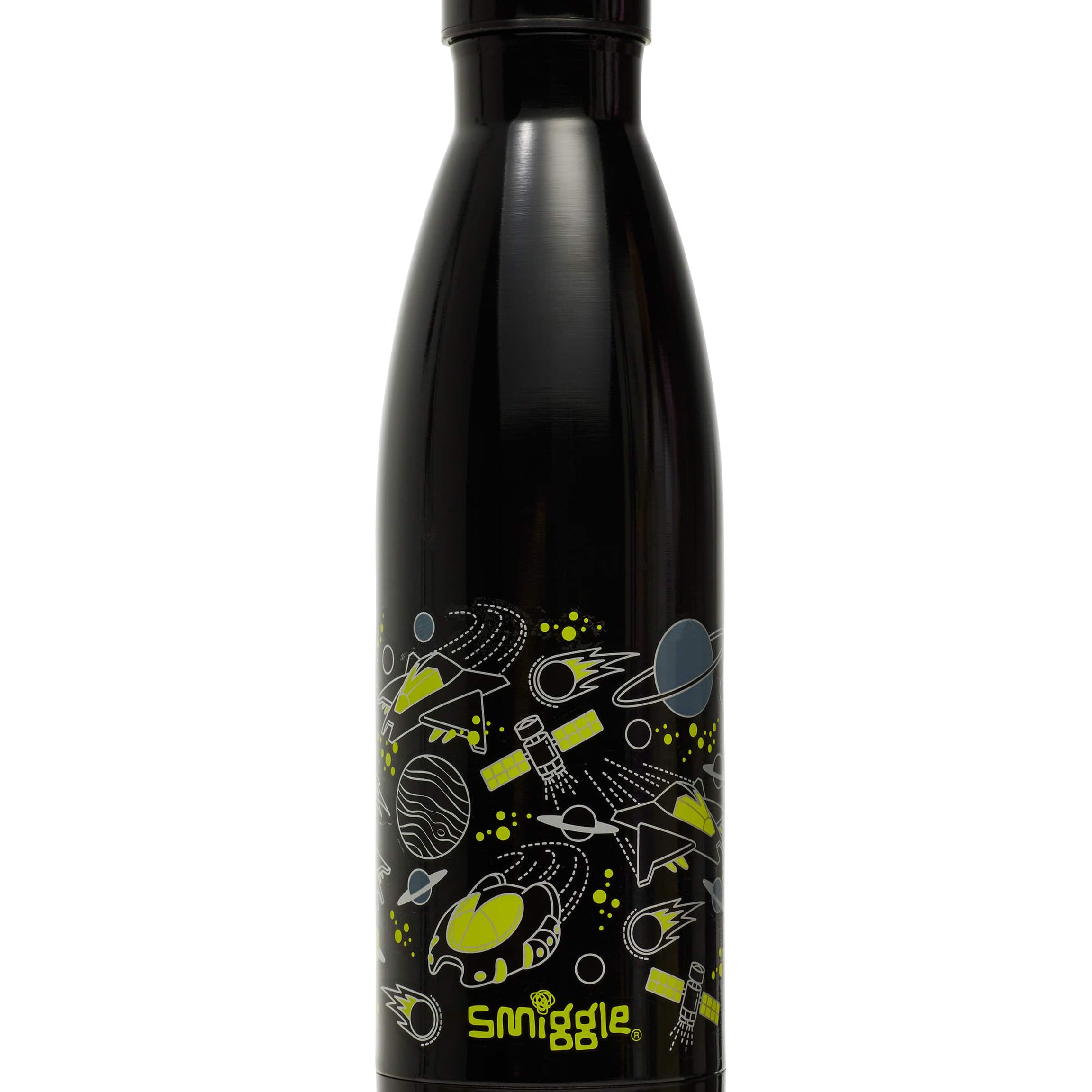 Smiggle - Fly High Kapaklı Çelik 500ML Matara-Dinossi