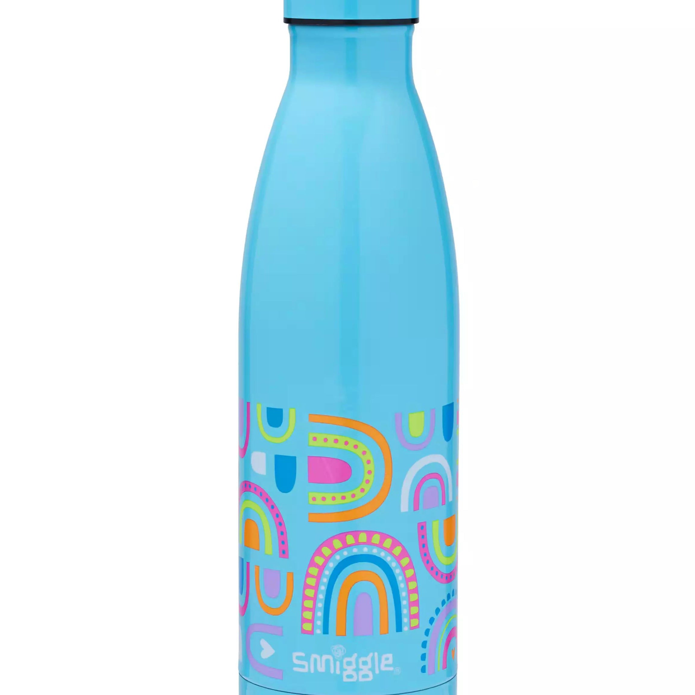 Smiggle - Fly High Kapaklı Çelik 500ML Matara-Dinossi