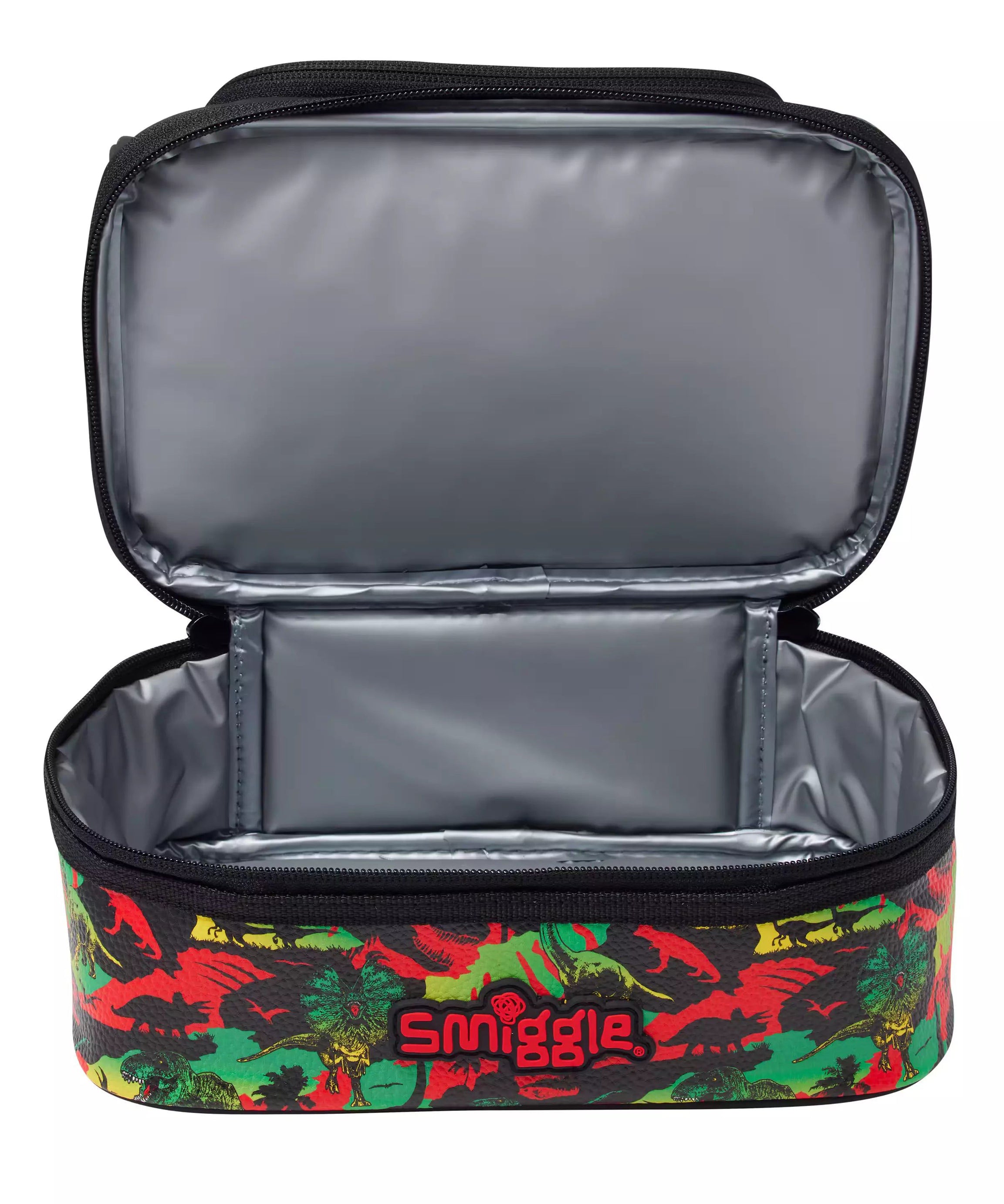 Smiggle - Jurassic Park Çift Katlı Beslenme Çantası-Dinossi