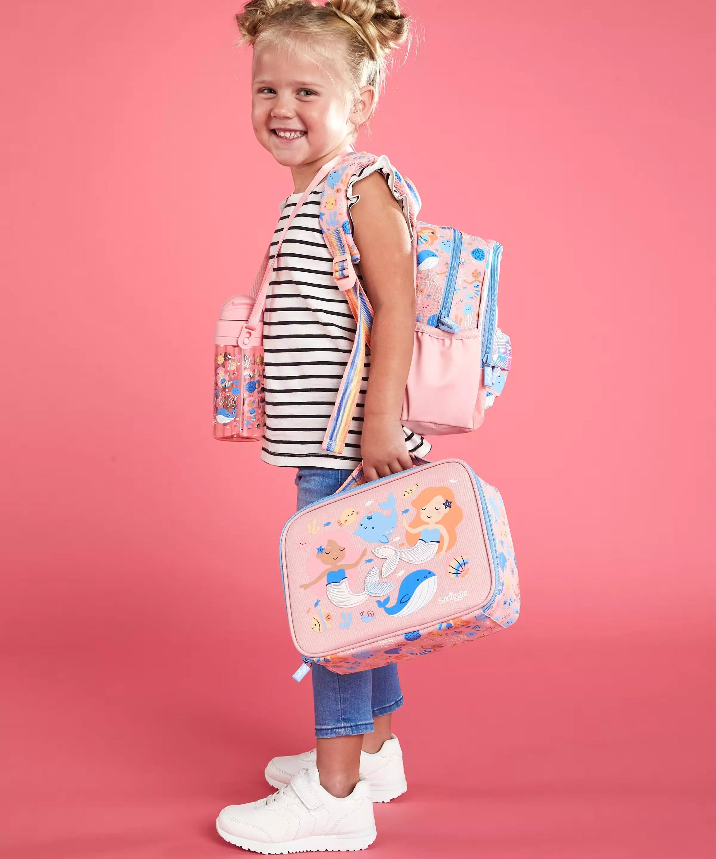 Smiggle - Over And Under Teeny Tiny BPAsız 400ML Suluk-Dinossi