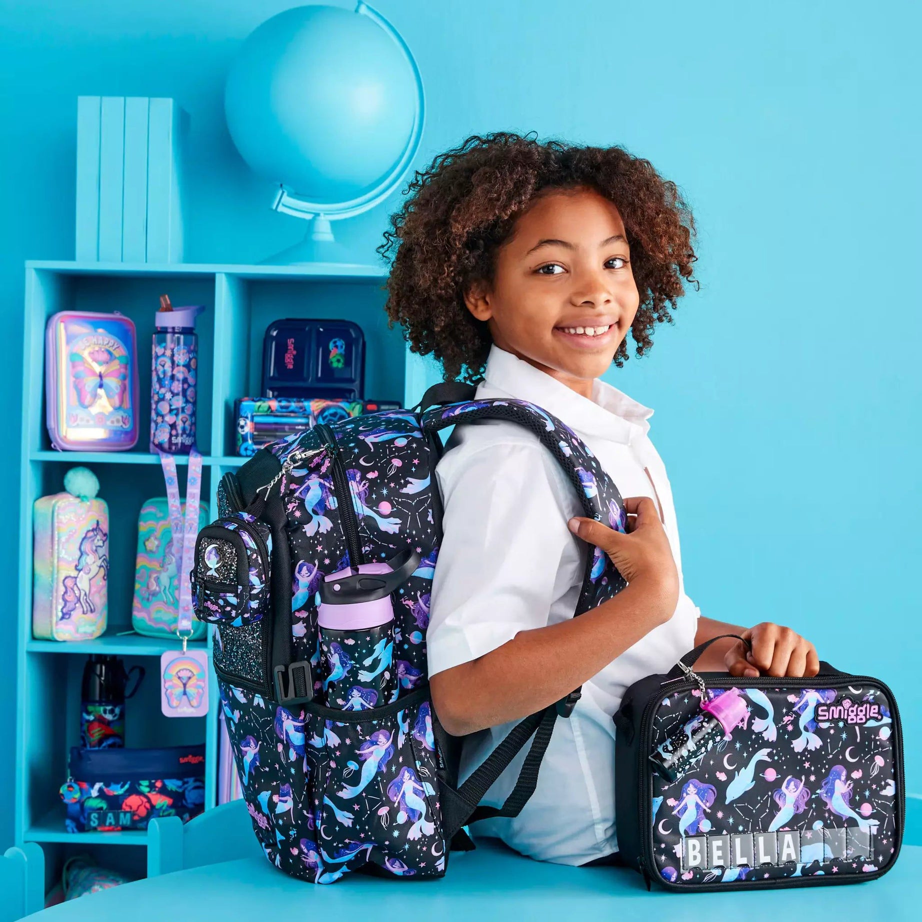 Smiggle – Limitless Klasik Okul Sırt Çantası-Dinossi