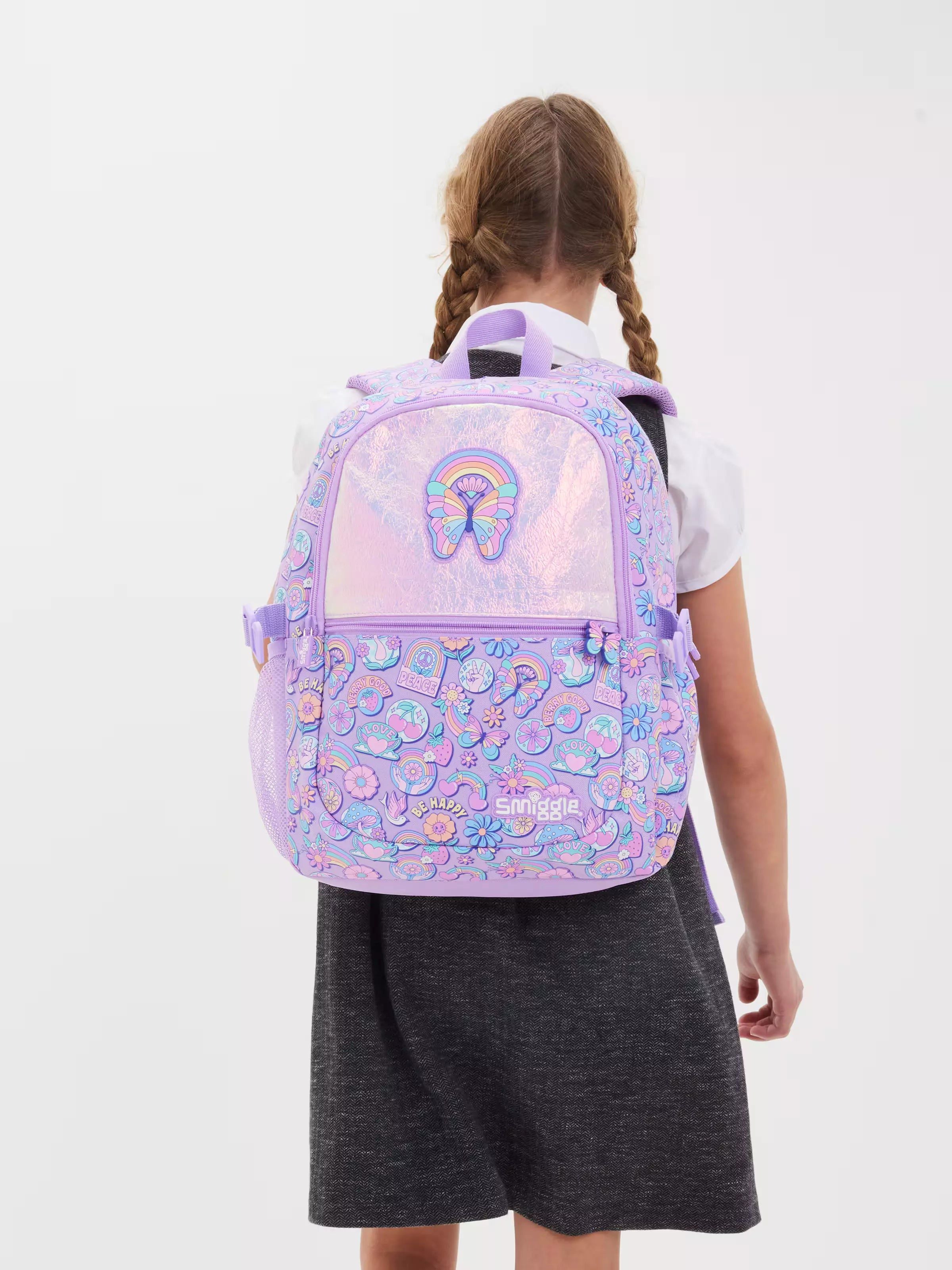 Smiggle – Limitless Klasik Okul Sırt Çantası-Dinossi