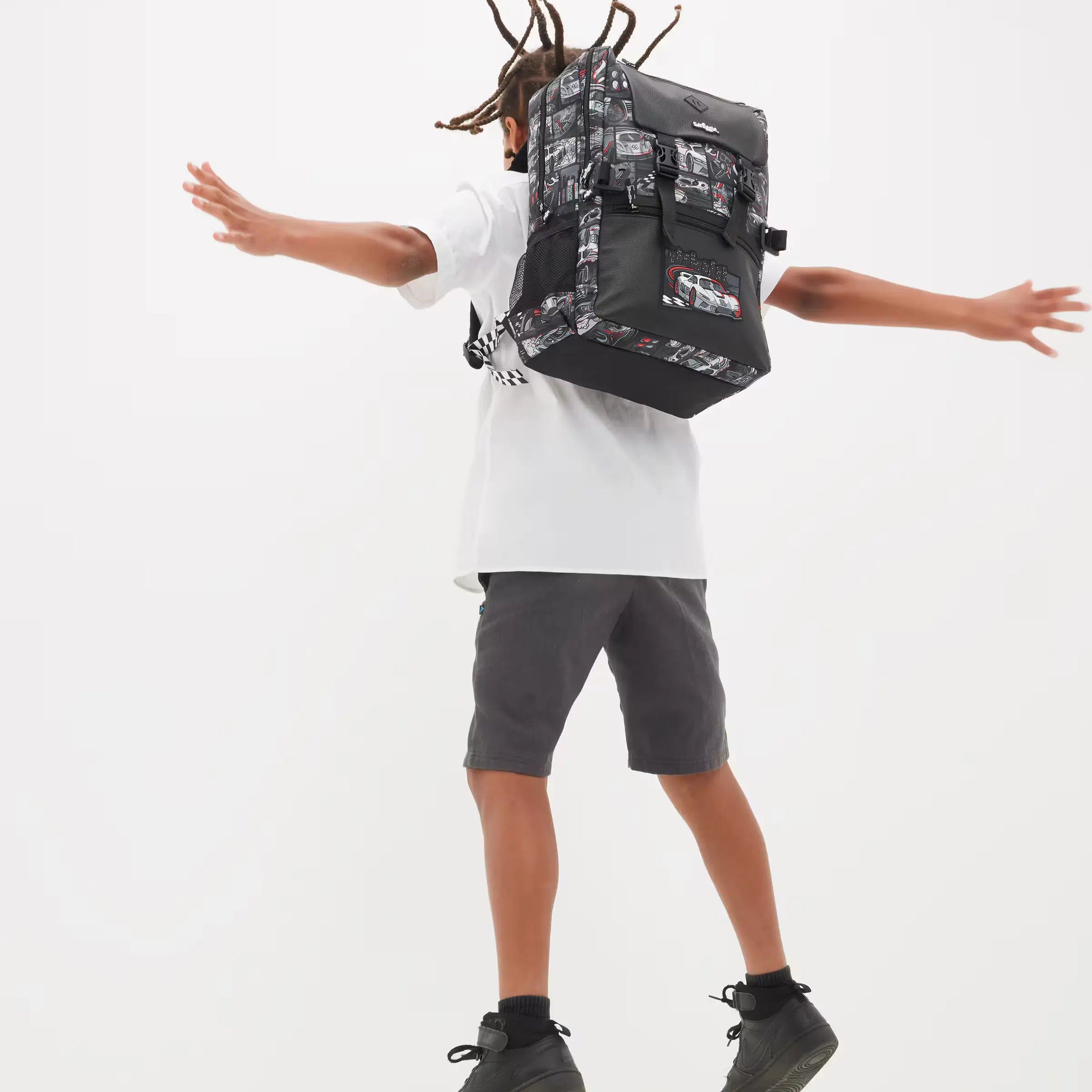 Smiggle - Limitless Ortaokul Sırt Çantası-Dinossi