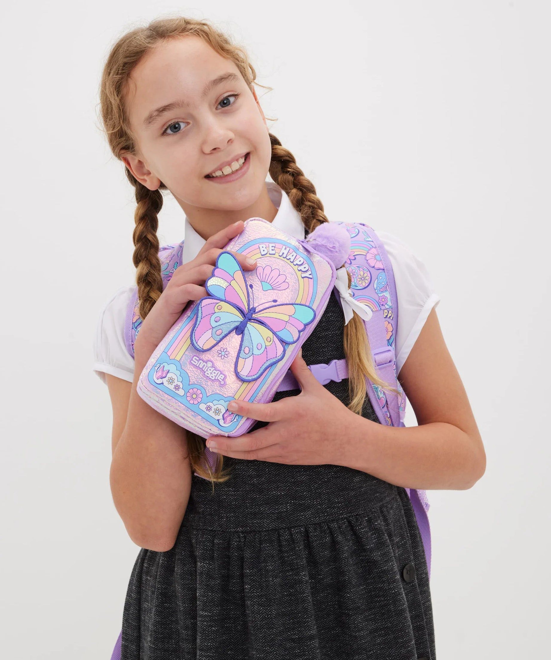 Smiggle - Limitless Klasik Kalem Kutusu-Dinossi