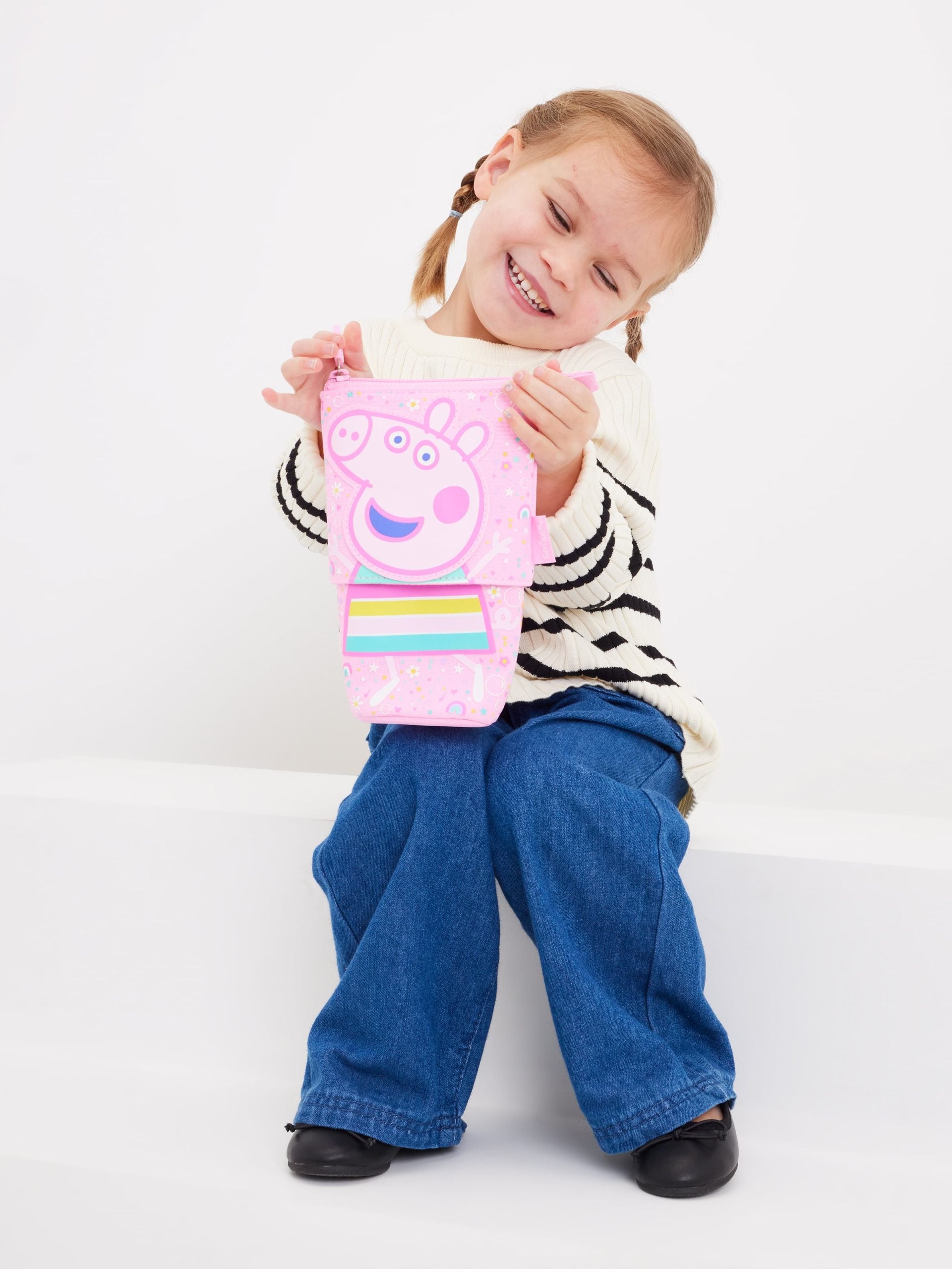 Smiggle - Peppa Pig 2si 1 Arada Kalem Kutusu-Dinossi