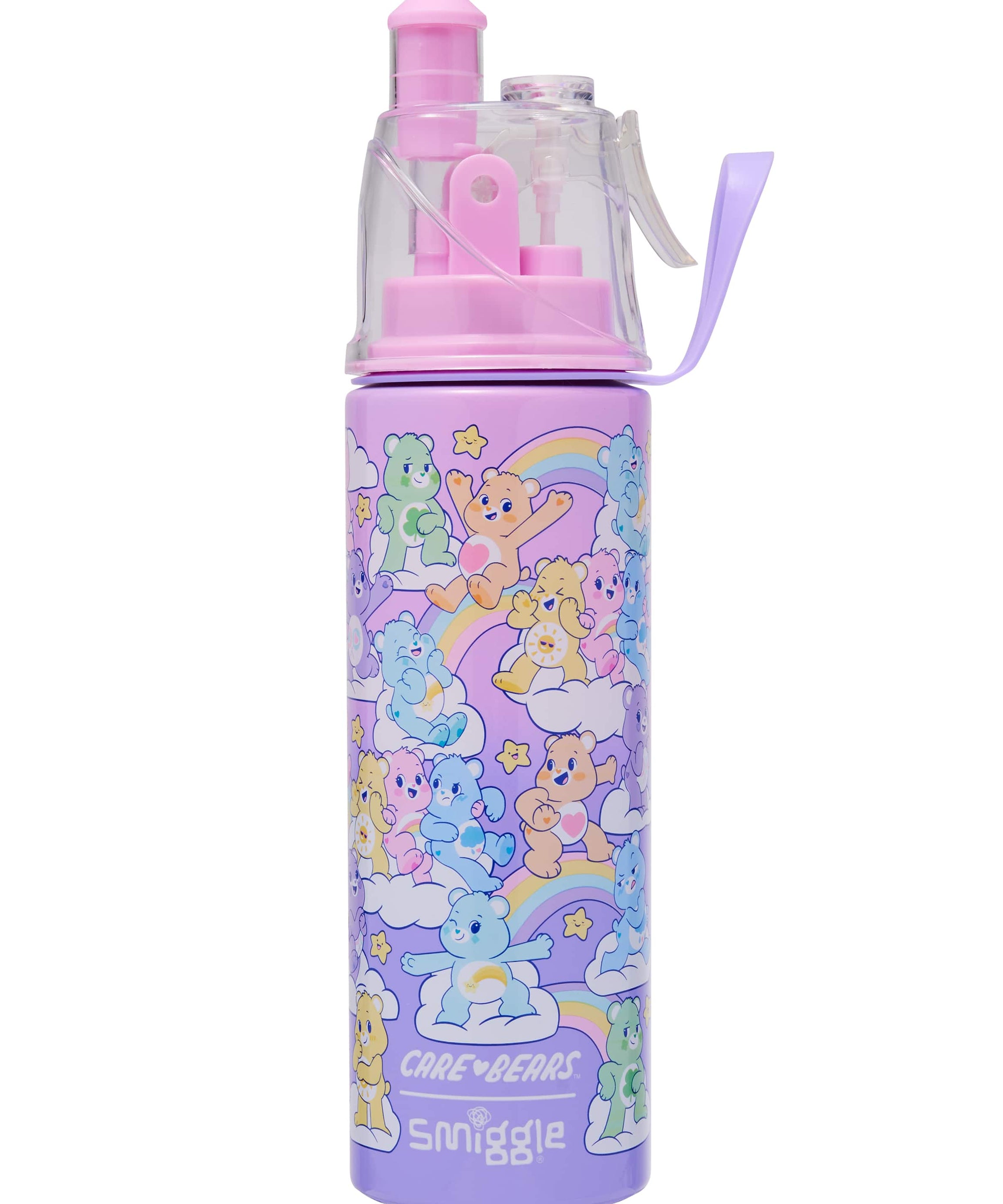 Smiggle - دلوعة العناية زجاجة ماء بخاخ 500ML من الفولاذ المقاوم للصدأ
