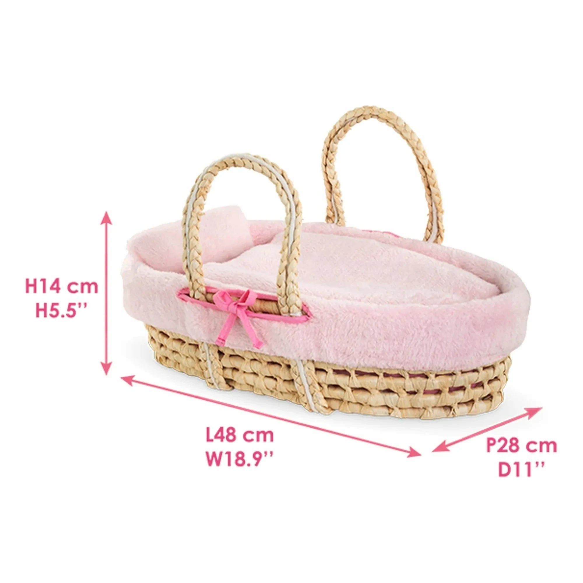 Corolle - Beşik 36 cm | Soluk Pembe