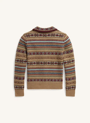 Ralph Lauren - كارديغان جاكار | بني