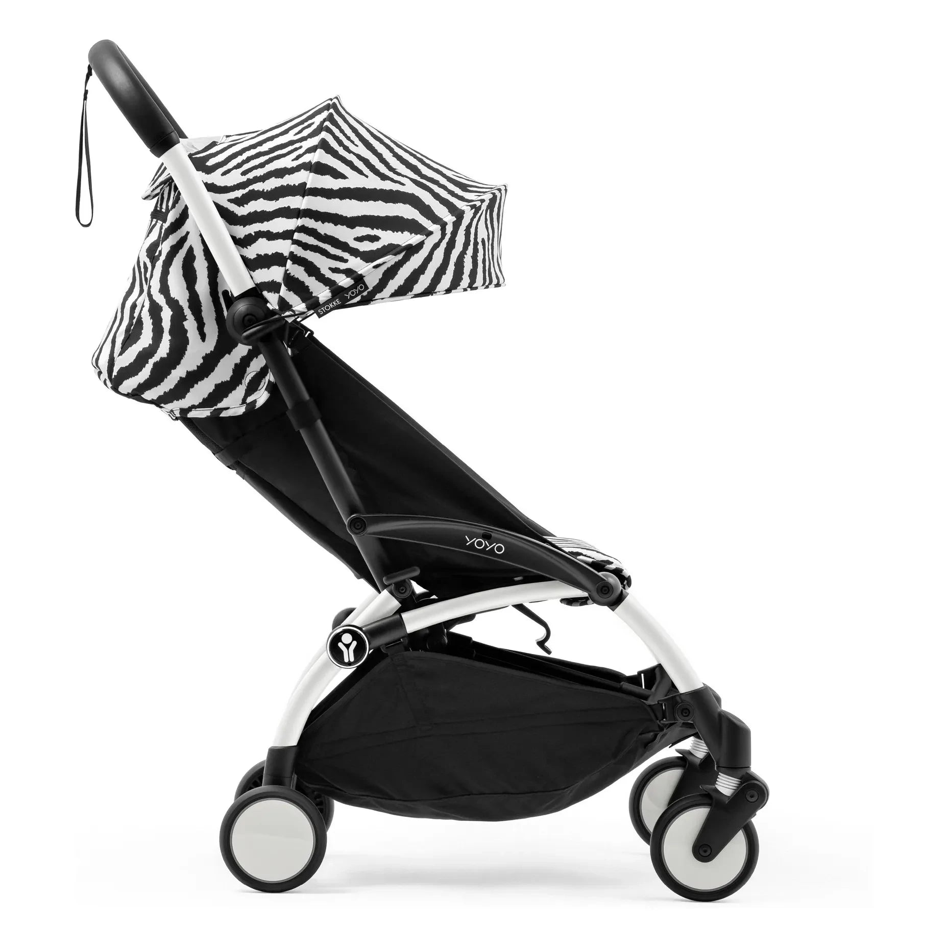 Stokke® - YOYO³ 6+ Bebek Arabası Beyaz çerçeve | Zebra
