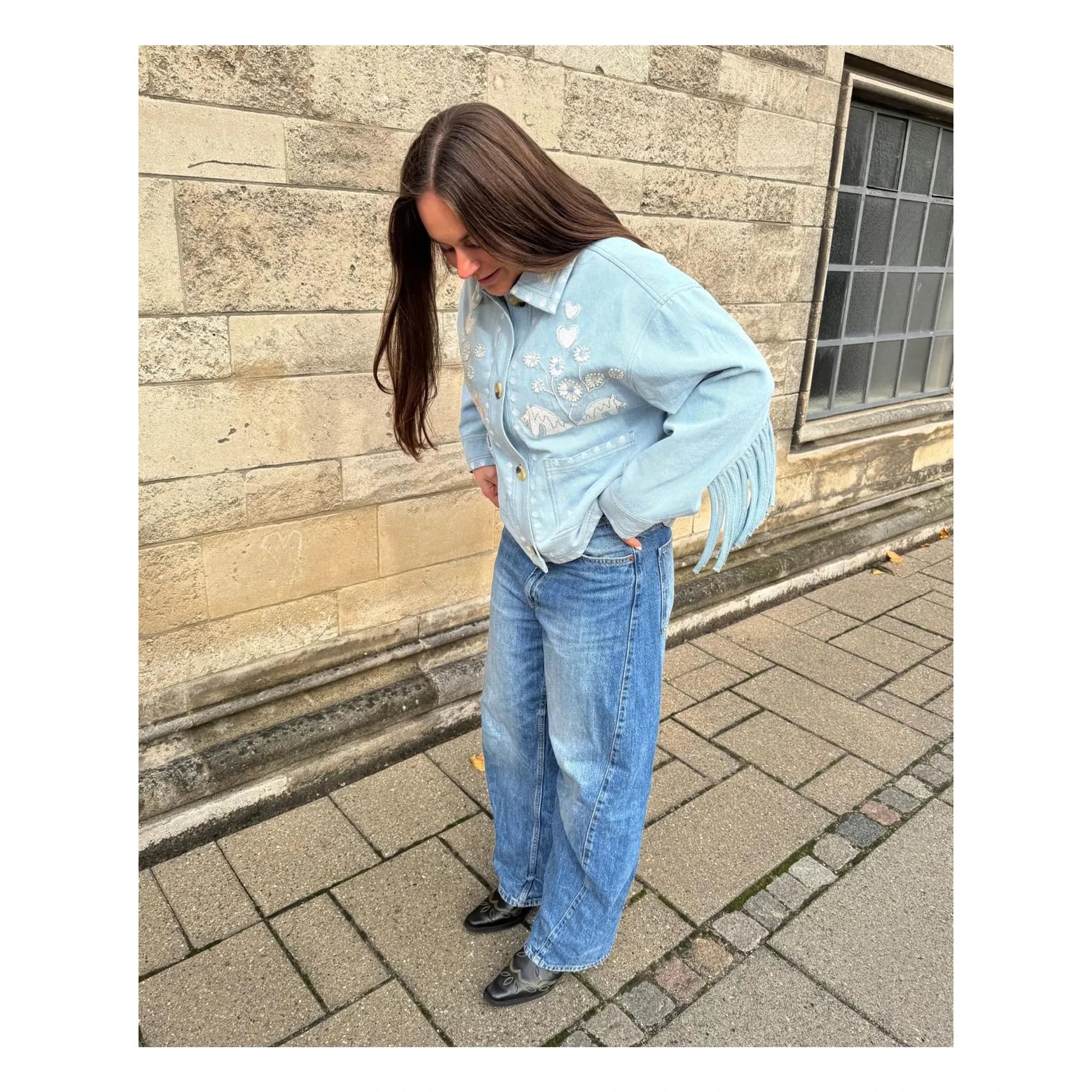 SISSEL EDELBO - Christer Denim Ceket | Mavi