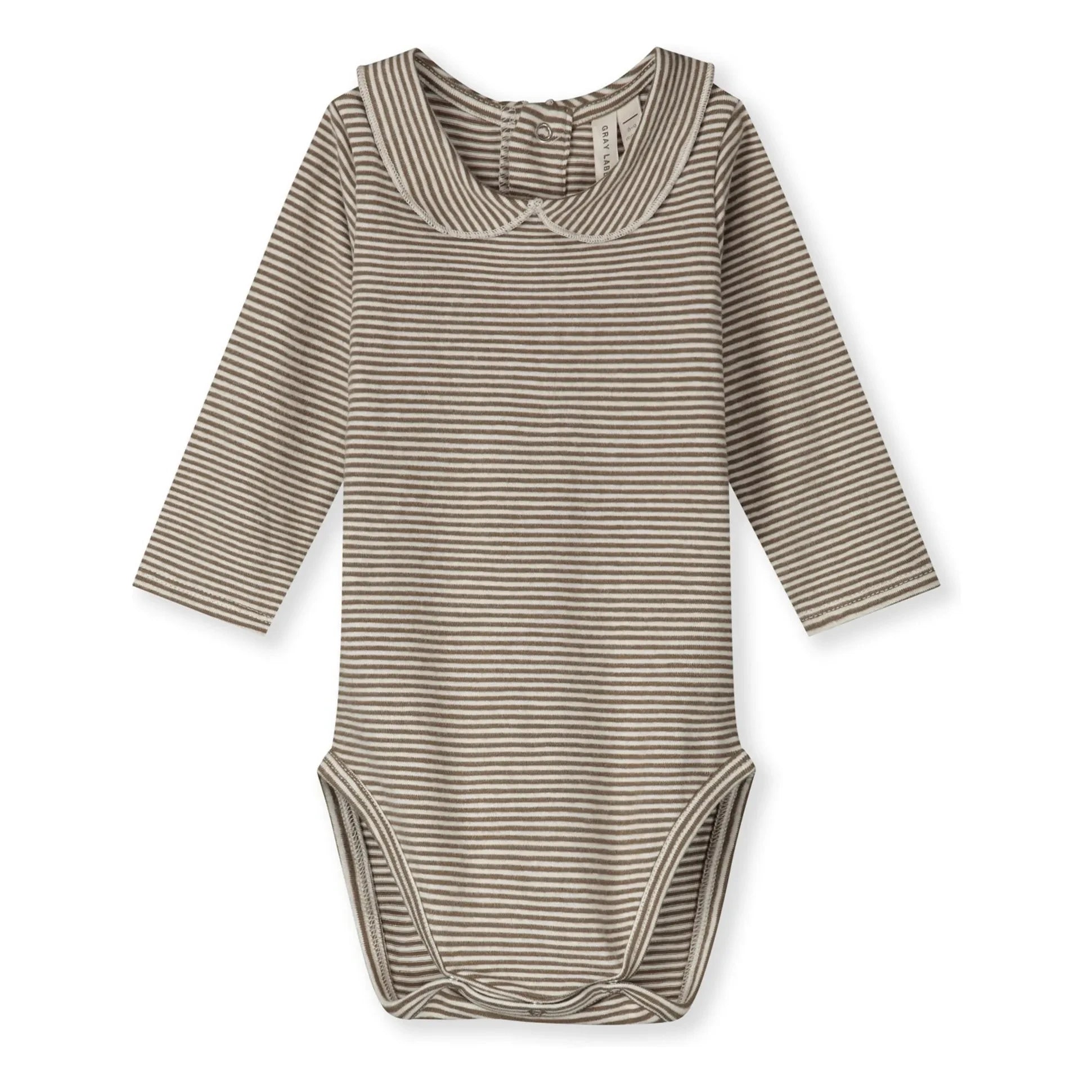 Gray Label - Organik pamuklu body | Haki kahverengi