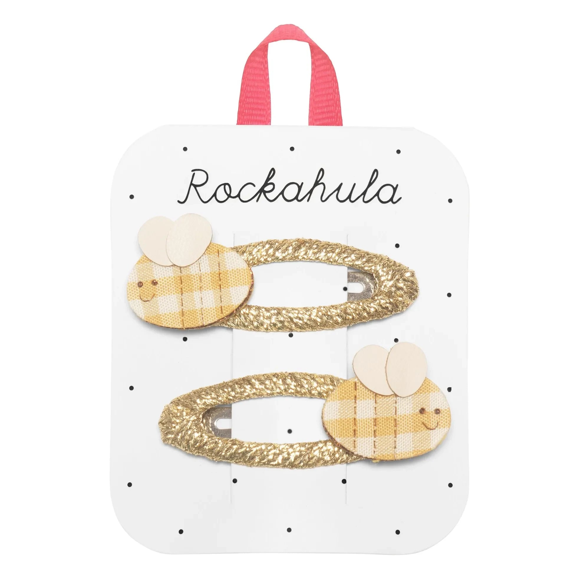 Rockahula Kids - 2'li Beryl Abeilles saç tokası seti | Altın