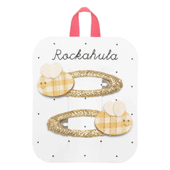 Rockahula Kids - 2'li Beryl Abeilles saç tokası seti | Altın
