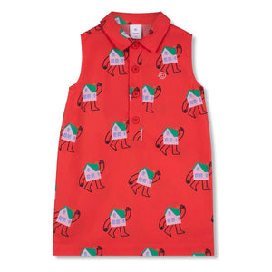 Wynken - Ev elbisesi | Kırmızı
