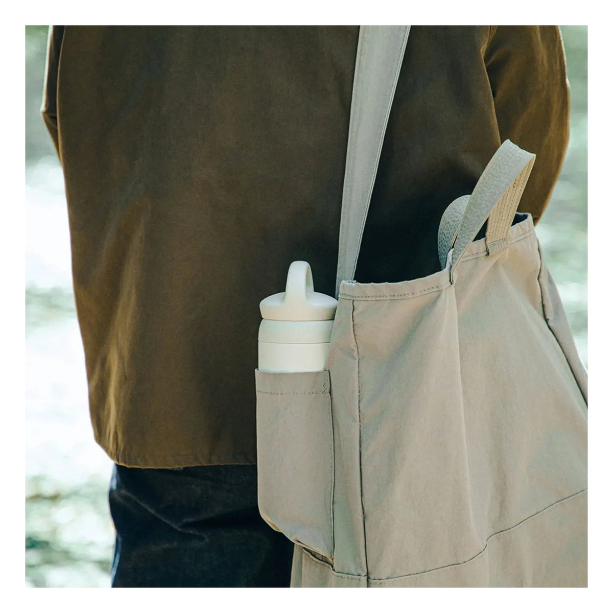 Kinto - Day Off su şişesi - 900 ml | Beyaz