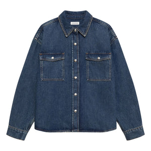 Anine Bing - Paxton Denim Gömlek | Mavi