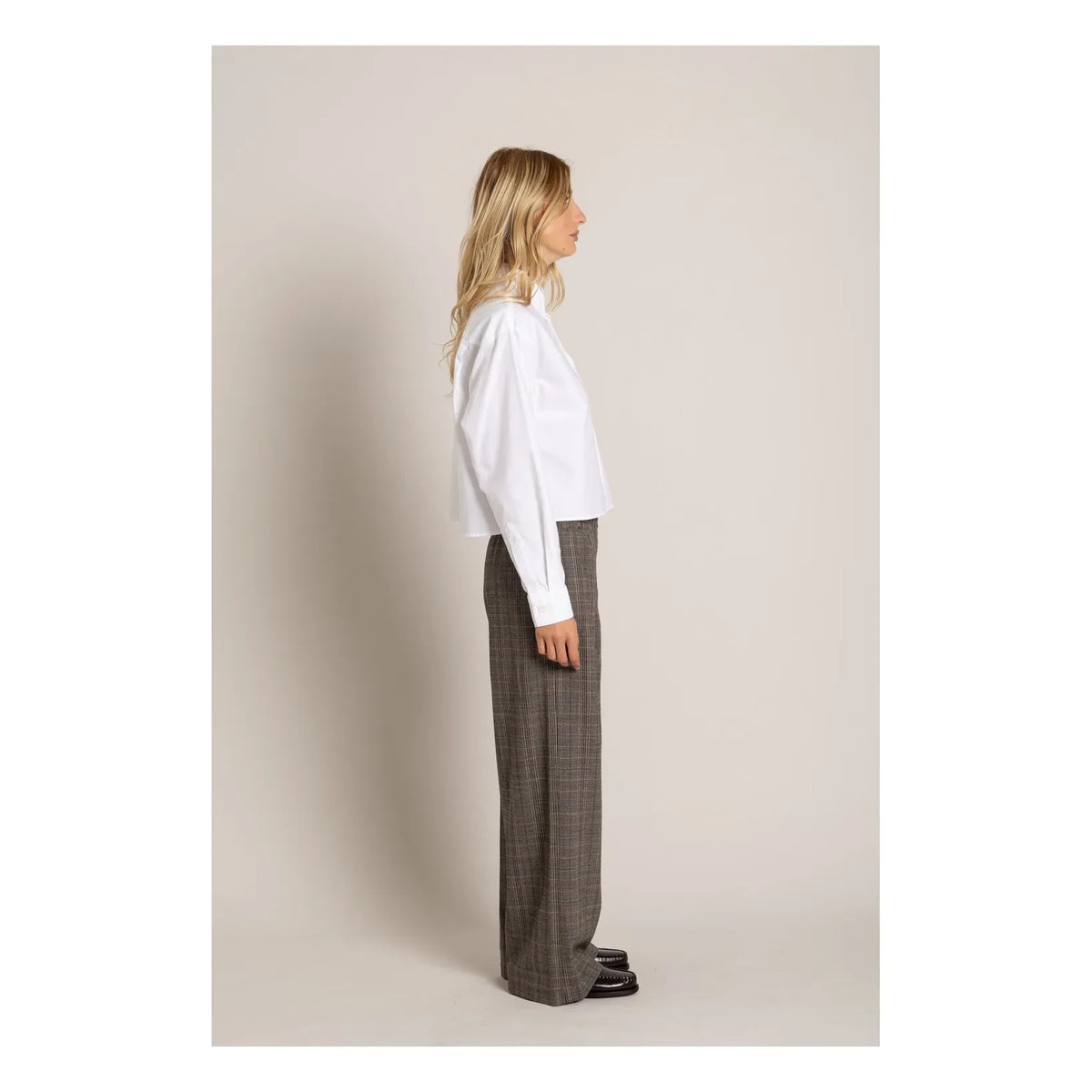 Smallable Woman - Quinn Prince of Wales Yünlü Jogger | Kahverengi