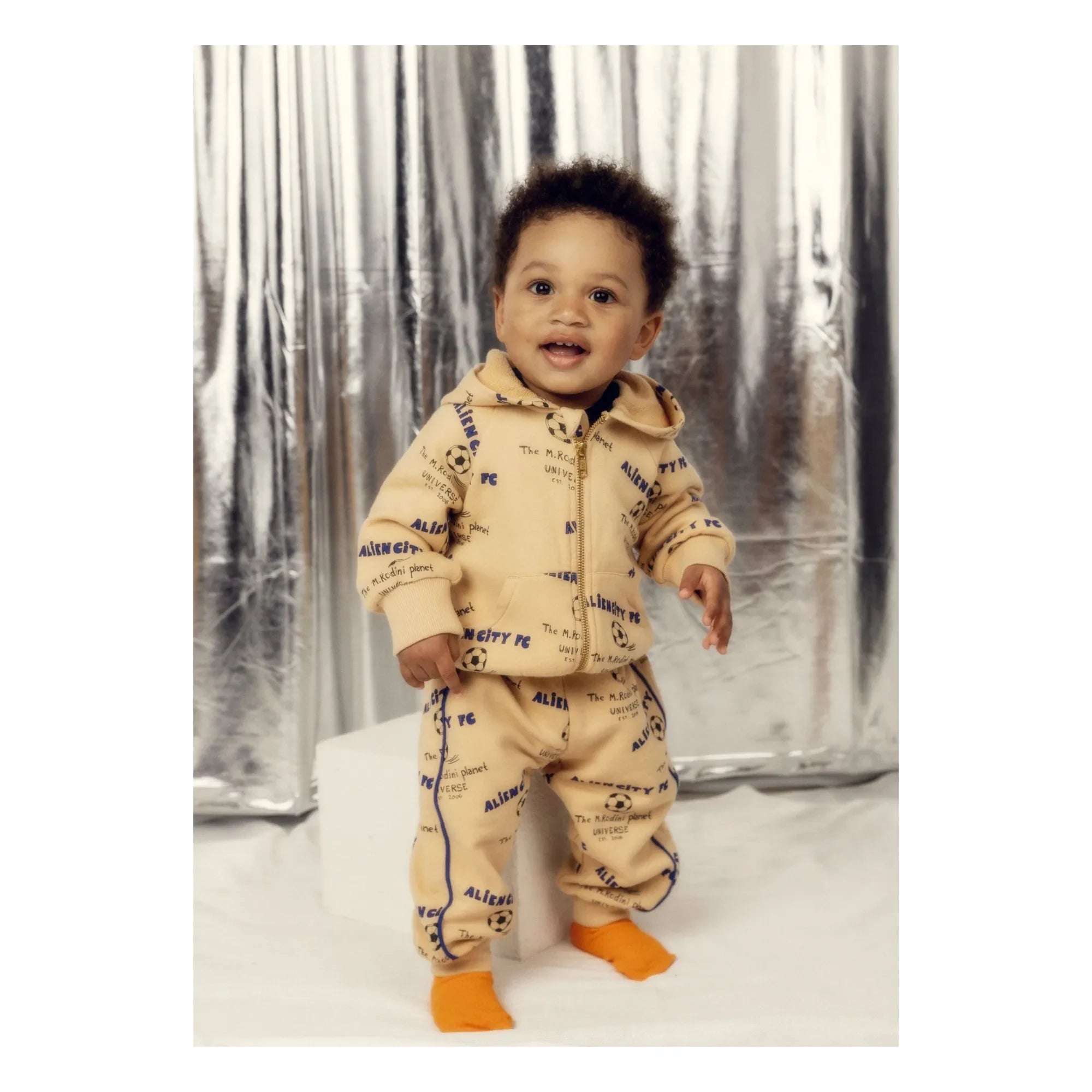 Mini Rodini - Alien City Organik Pamuk Jogger | Bej