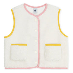 Petit Bateau - Kolsuz Sherpa Ceket | Ekru
