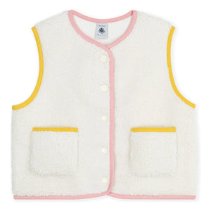 Petit Bateau - Kolsuz Sherpa Ceket | Ekru