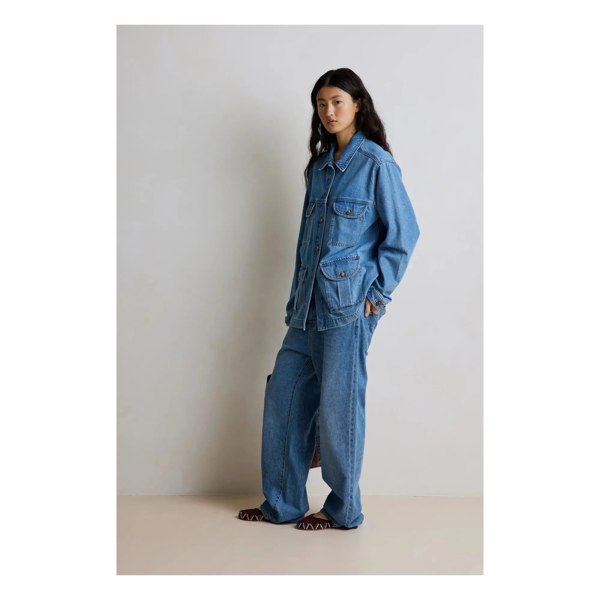 Hod - Elly Denim Sahara Ceket | Mavi