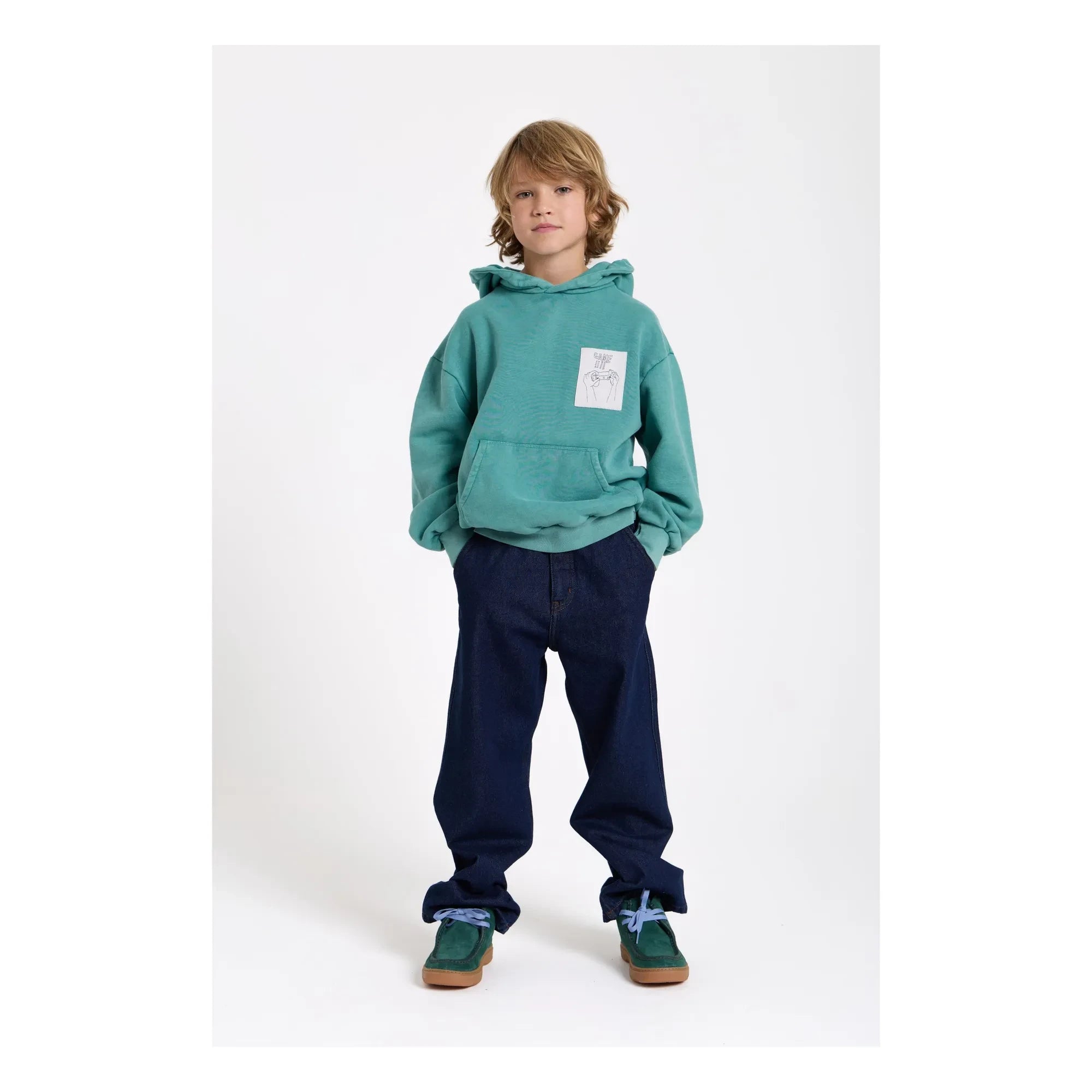 Finger in the nose - Hope organik pamuk sweatshirt | Yeşil