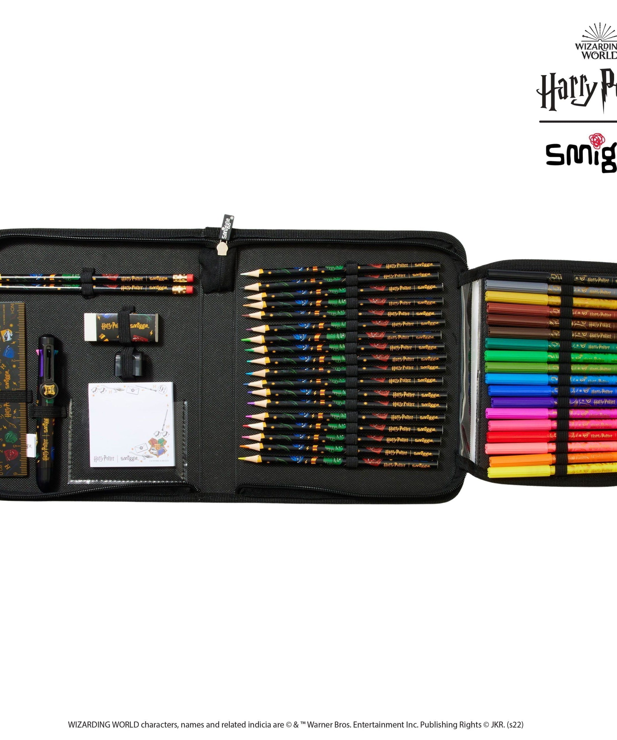 Smiggle - Harry Potter Kırtasiye Seti ve Kalem Kutusu-Dinossi