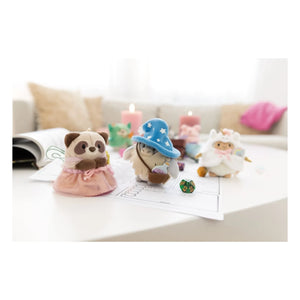 Nici - Tek boynuzlu at kılığına girmiş Mouton Wools peluş | Beyaz