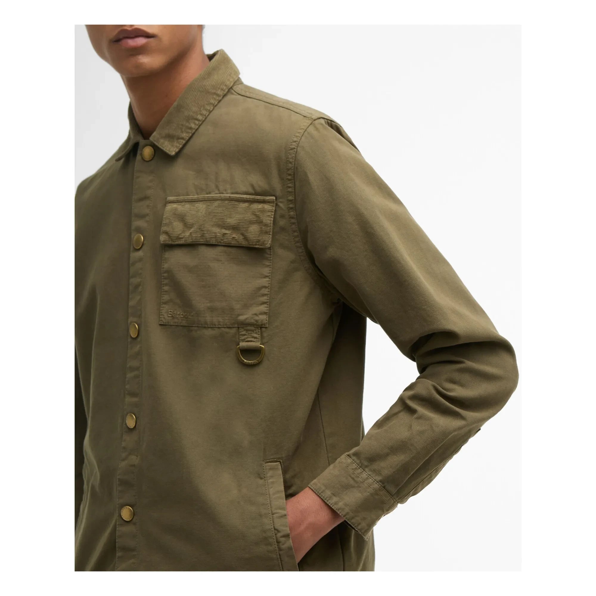 Barbour - Declan Patch Overshirt | Haki