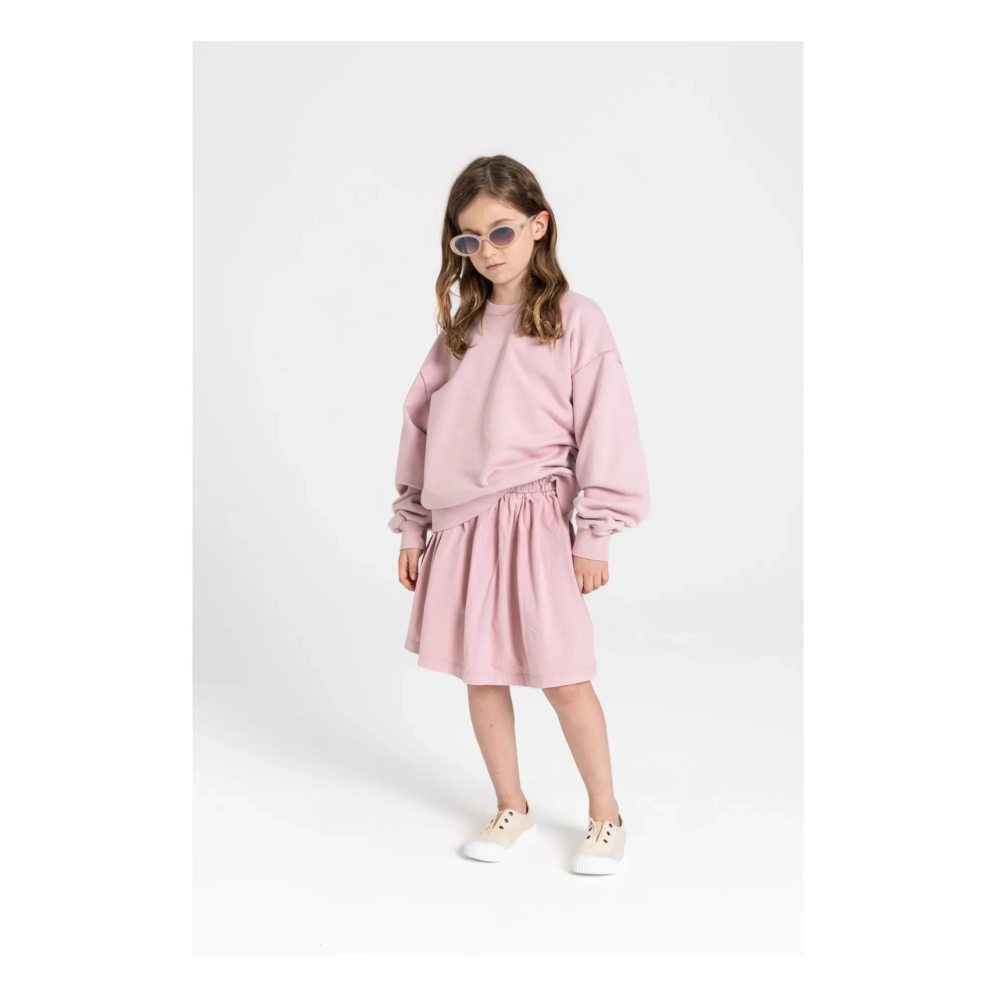 Smallable Kid - Maia organik pamuklu sweatshirt | Toz Pembe