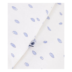 Petit Bateau - Nuages Organik Pamuk uyku tulumu | Beyaz