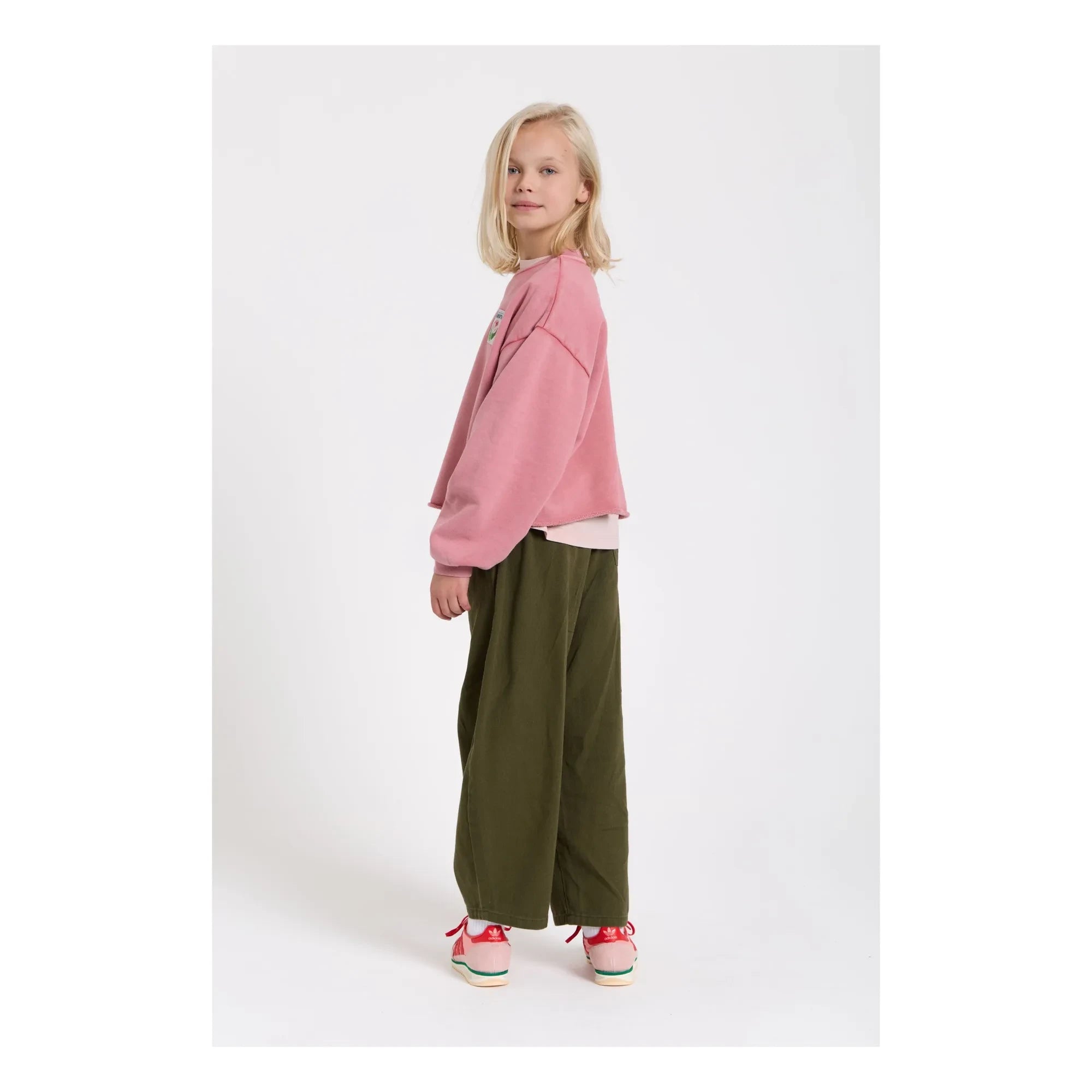 Hundred Pieces - Belmont organik pamuklu sweatshirt | Pembe