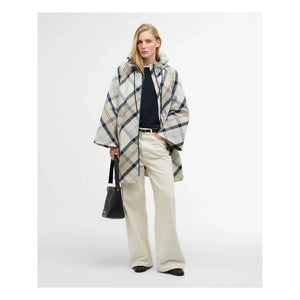 Barbour - Kinsale Tartan Su Geçirmez Ceket | Gri