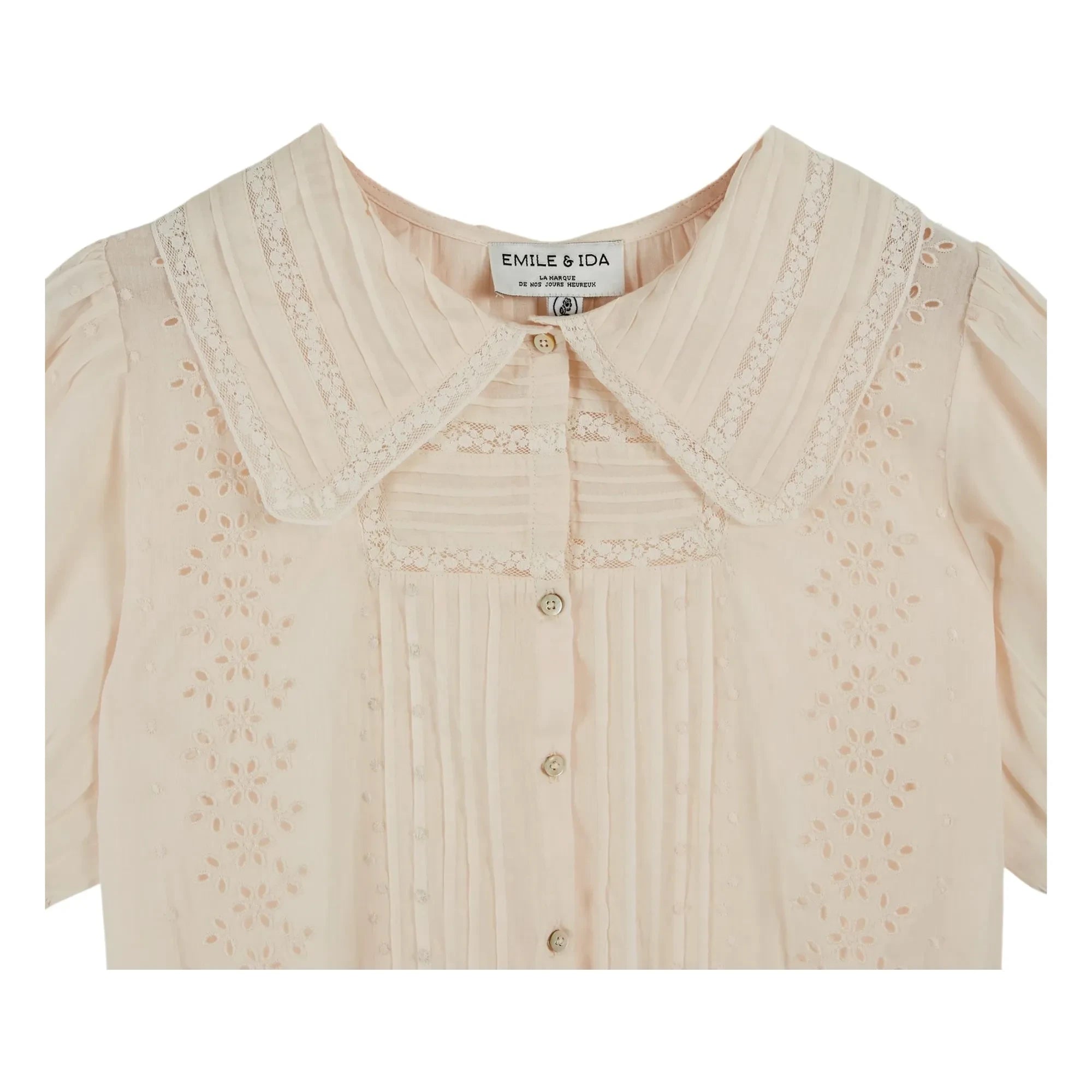 Emile et Ida - Vintage Pamuk Bluz | Krem