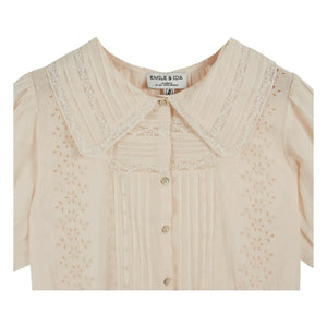 Emile et Ida - Vintage Pamuk Bluz | Krem
