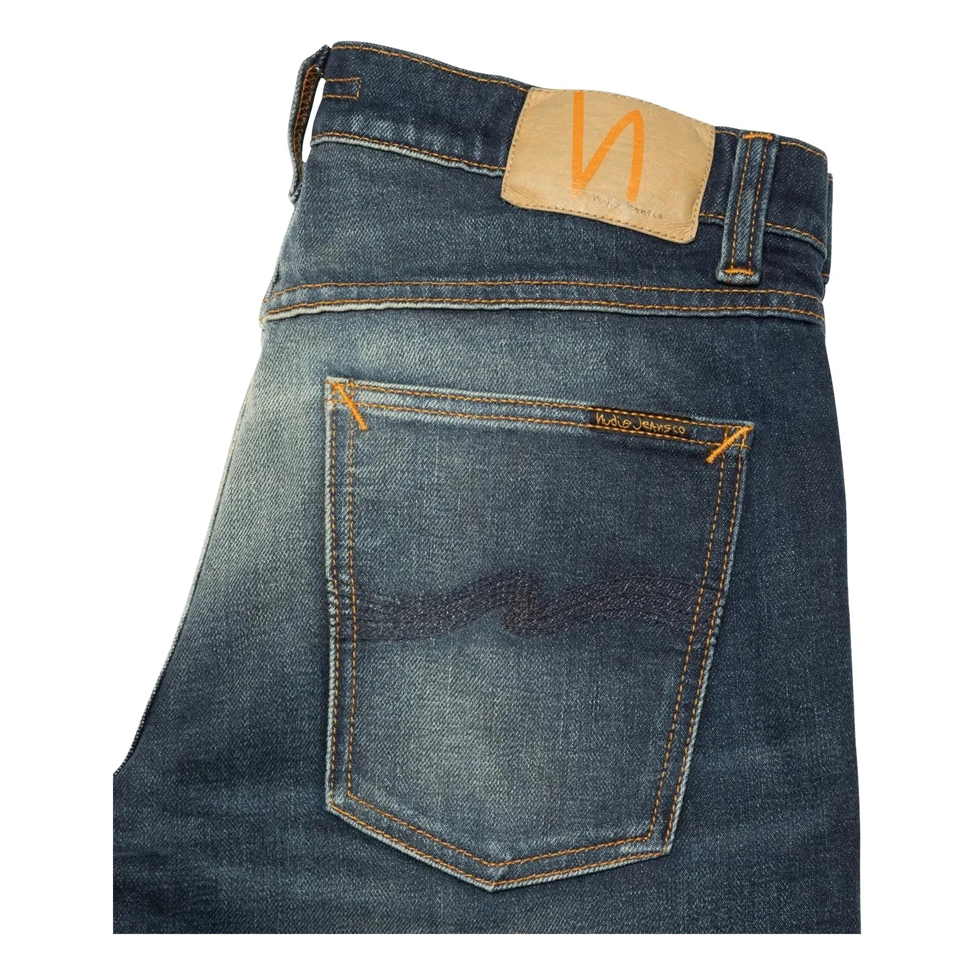 Nudie Jeans - Solid Ollie Lost Light Pamuklu Jean | Soluk mavimsi gri